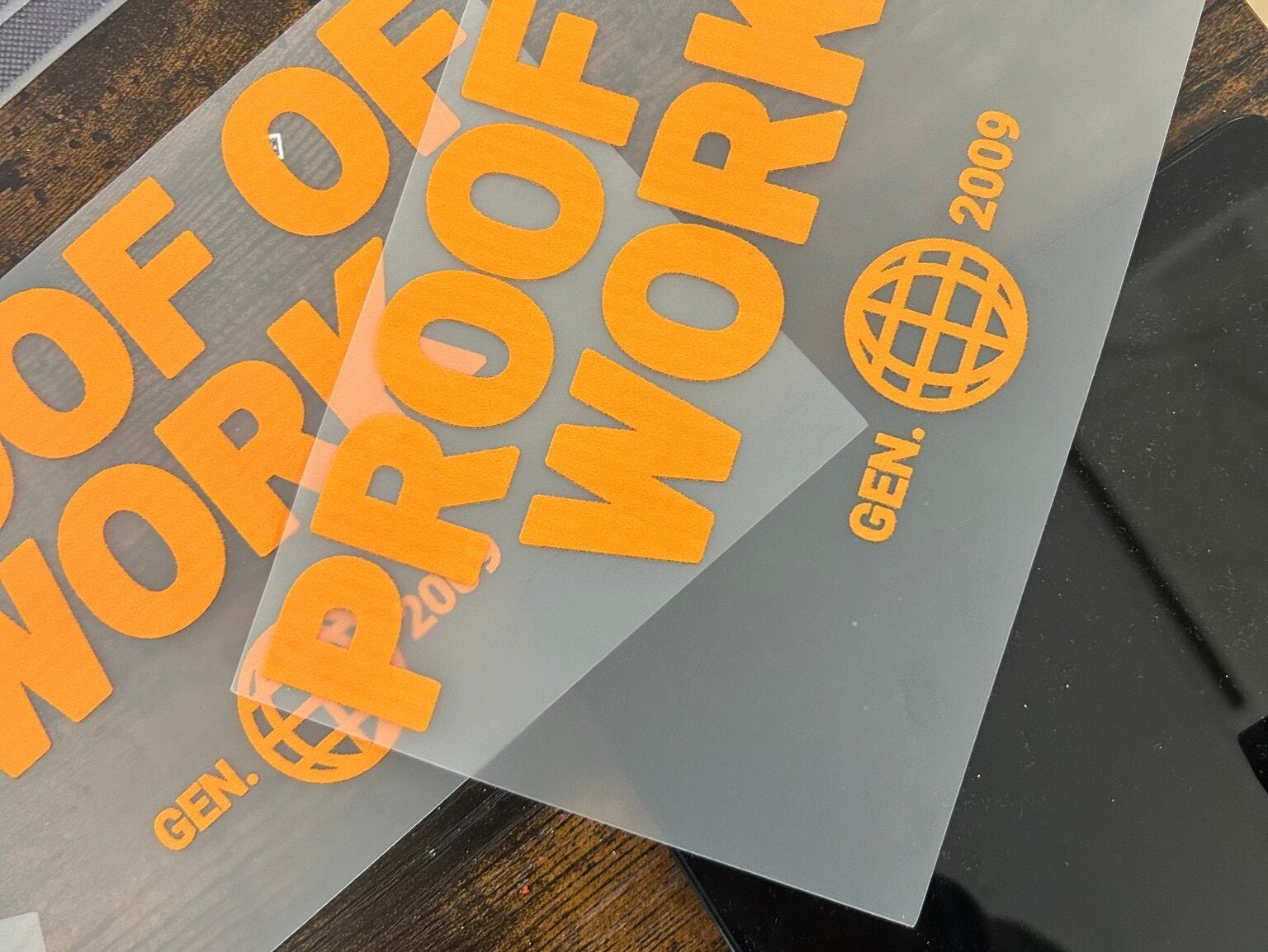 Bitcoin21 Bekleidung — Proof of Work Artikelbild