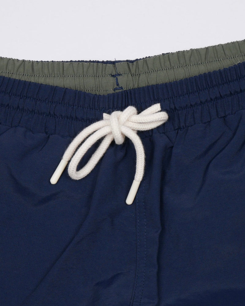 Bitcoin Herren Badehose Detailbild Kordelzug aus Bio-Baumwolle