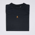Bitcoin Laufshirt - Running Bitcoin in Schwarz Legeware Vorderseite 