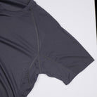 Camiseta de running Bitcoin - Running Bitcoin en Gris oscuro tendido vista detalle