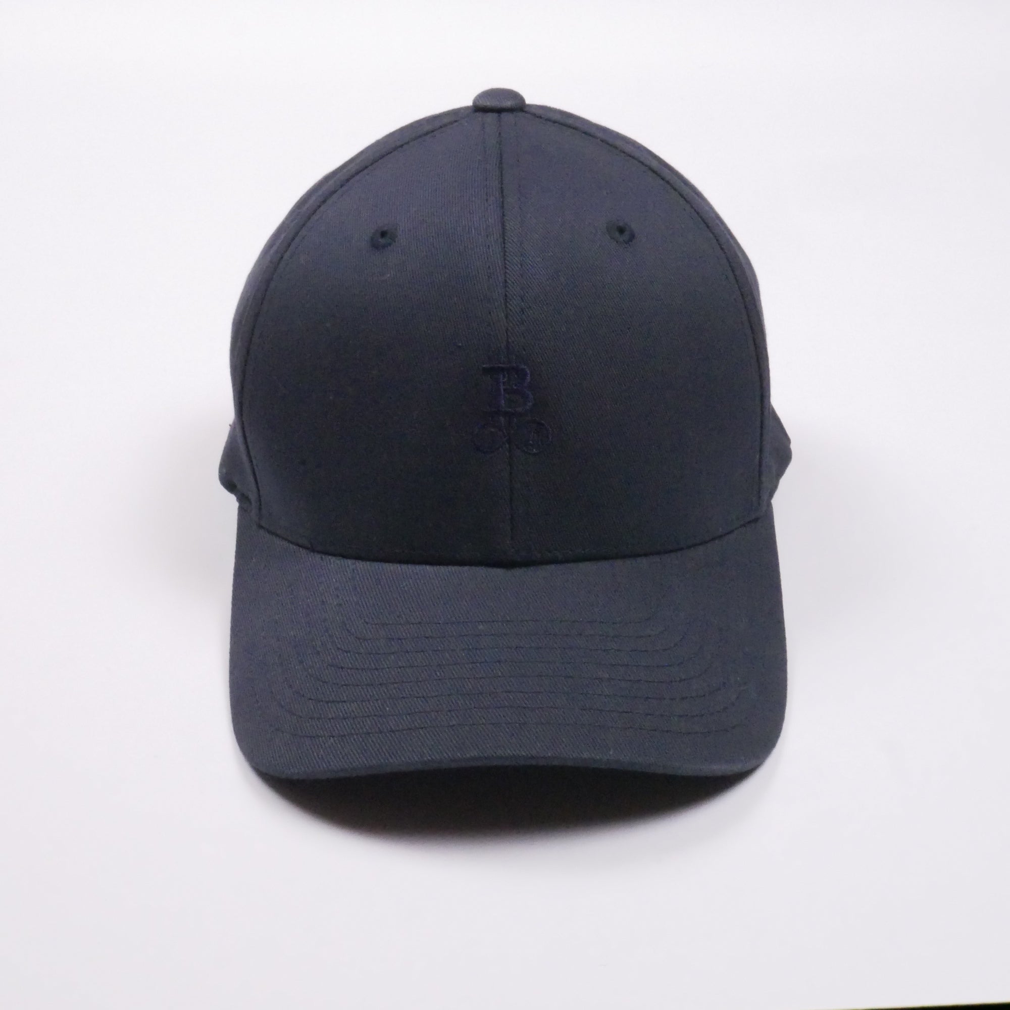 Bitcoin Cap Privacy in Navy, front view with tone-on-tone embroidered Bitcoin21 logo on the front panel