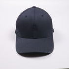 Bitcoin Cap Privacy in Navy, Vorderansicht mit Ton in Ton gesticktem Bitcoin21-Logo auf dem Frontpanel